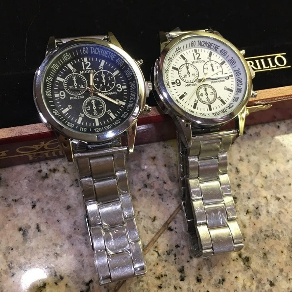 Two Business Men Quartz Watches - Alloy Band